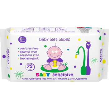 Детские влажные салфетки Sensitive