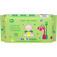 Детские влажные салфетки Herbal